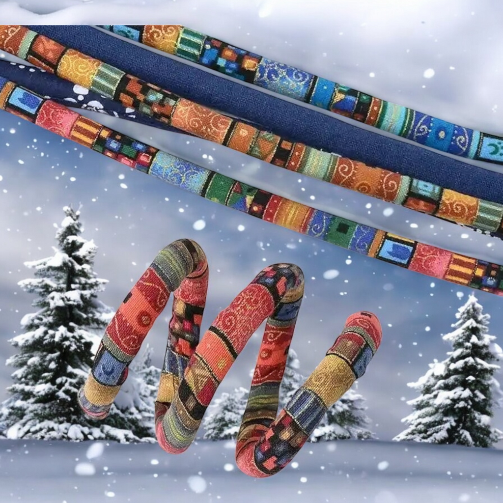 Boho Bendable Hair Bands – Colorful Ethnic Style Wraps for Locs, Braids & Ponytails - Loc vibes only