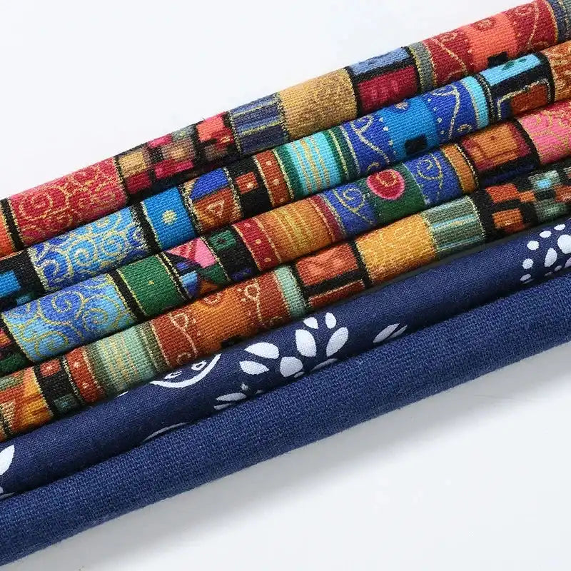 Boho Bendable Hair Bands – Colorful Ethnic Style Wraps for Locs, Braids & Ponytails - Loc vibes only