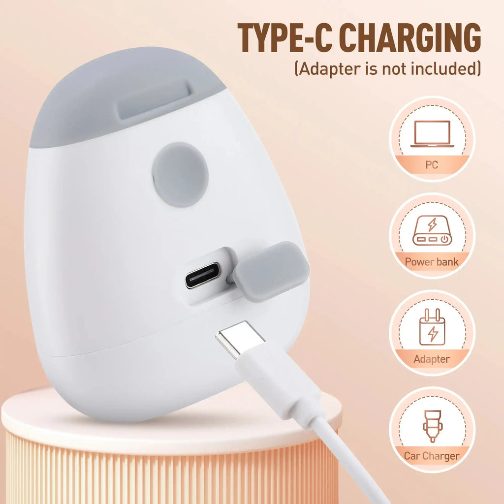 Electric Scalp Massage Brush – Red Light Therapy Hair Growth Comb - Loc vibes only