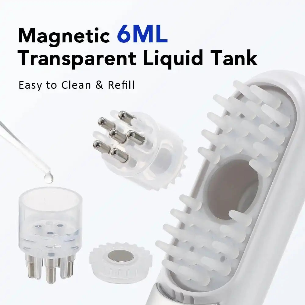 Electric Scalp Massage Brush – Red Light Therapy Hair Growth Comb - Loc vibes only