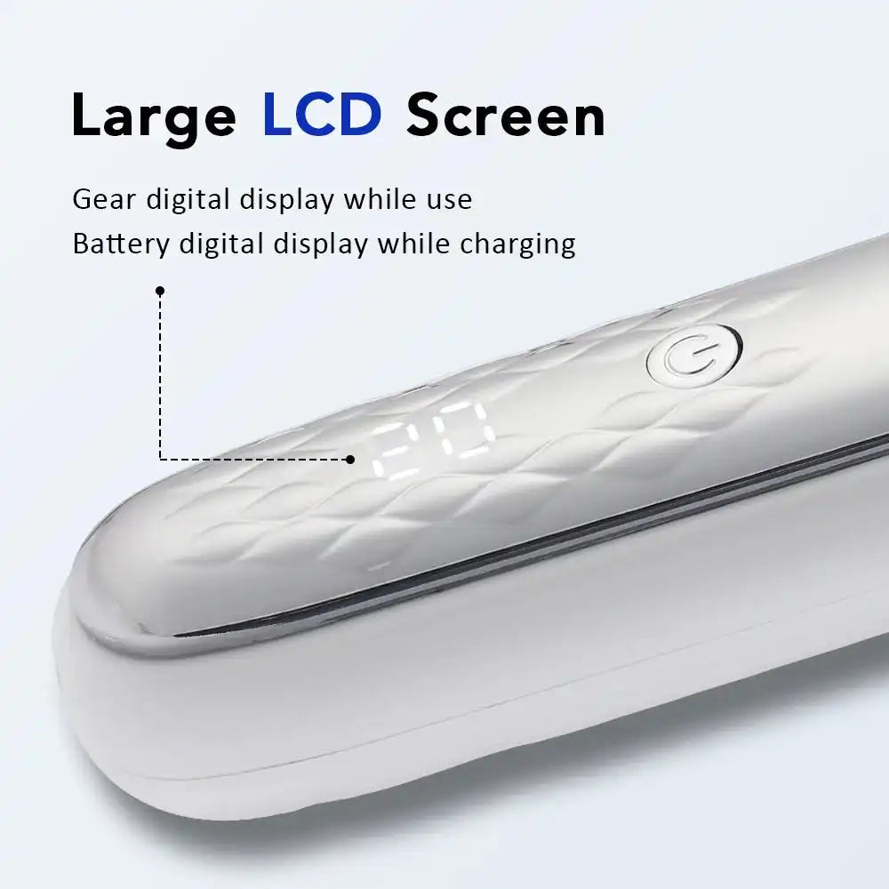 Electric Scalp Massage Brush – Red Light Therapy Hair Growth Comb - Loc vibes only